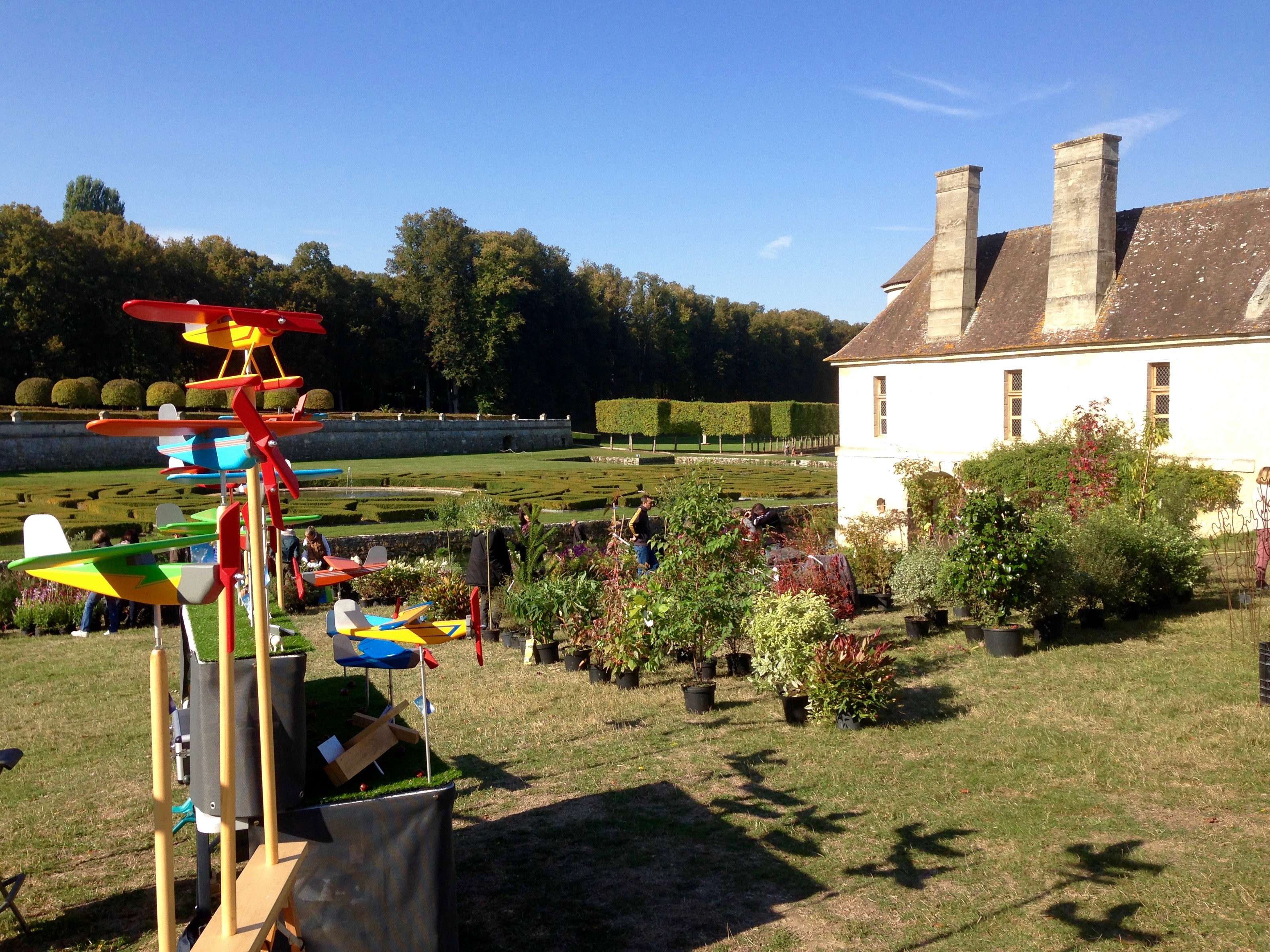 Jardin d'automne Jardins divers au Domaine de Villarceaux (95)